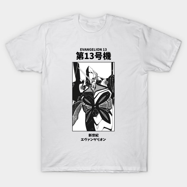 Evangelion 13 Neon Genesis Evangelion T-Shirt by KMSbyZet